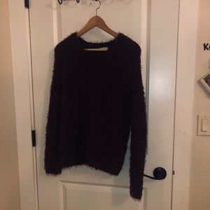 Fluffy LA Hearts Sweater